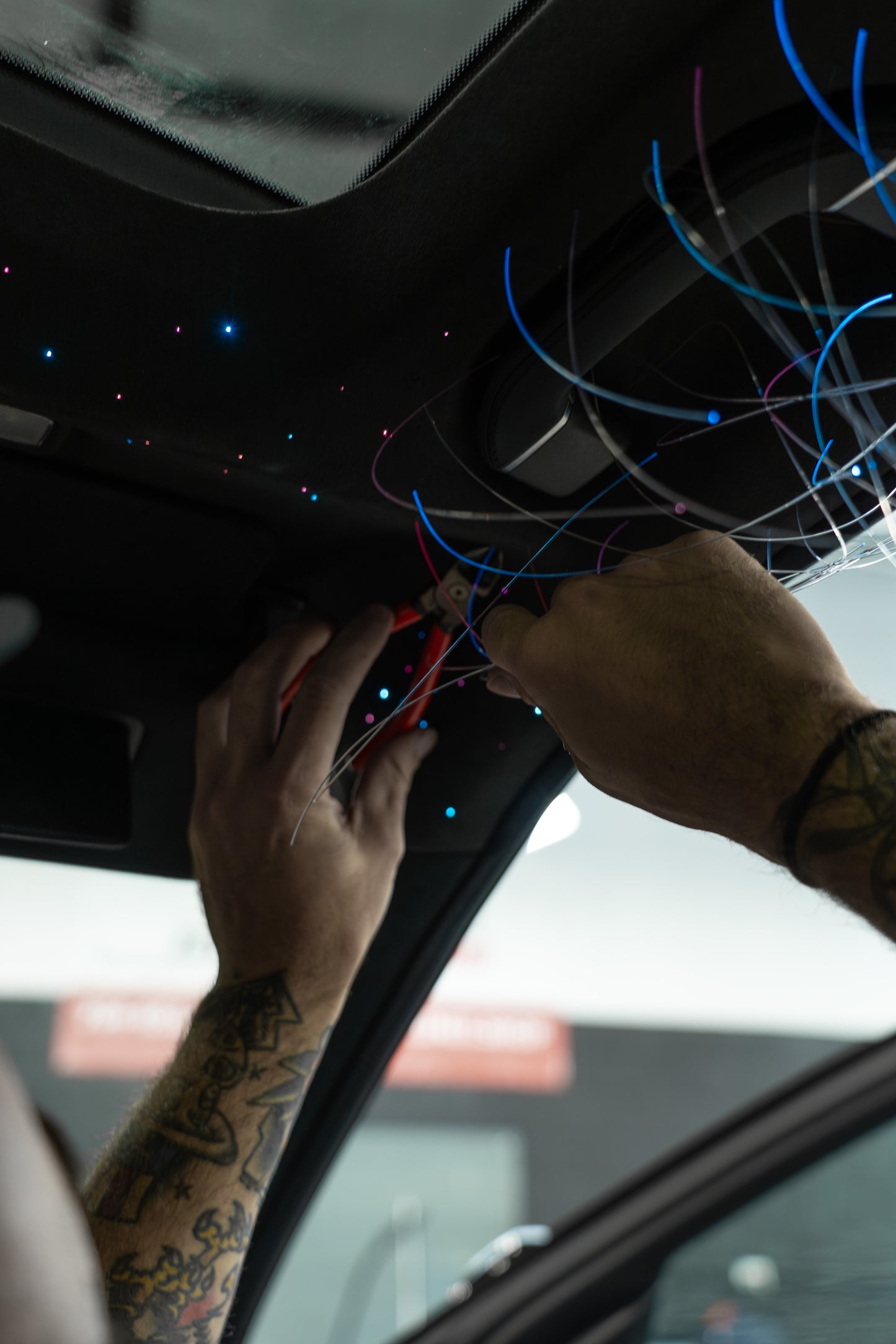 1100 Piece Starlight Headliner DIY Kit
